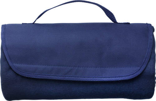Fleece deken met draagband   sample