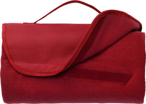 Fleece deken met draagband   sample
