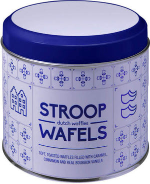 Stroopwafels in blik zilver Full colour 12175
