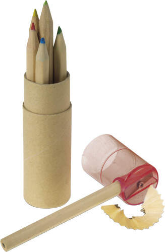 Koker met 6 potloden   sample