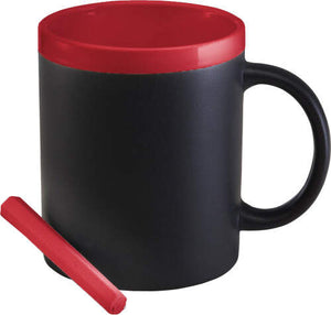 beker met krijt rood onbedrukt 1485
