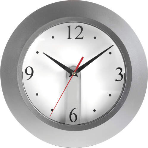 Wandklok zilver 2 kleuren zd 13200