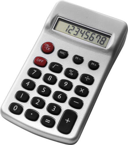Calculator zilver 3 kleuren tp 1969