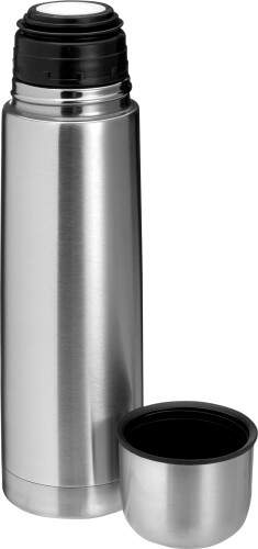 Vacu&uuml;m thermosfles wit onbedrukt 12825
