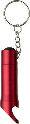 Aluminium zaklamp/flesopener geel 1 kleur tp 666