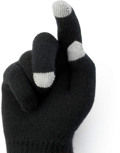 Touchscreen handschoenen blauw 1 kleur tp 12611