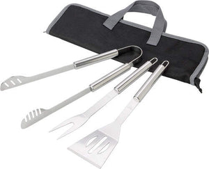 BBQ set, 3-delig zilver onbedrukt 1444