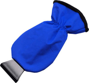 Zwarte ijskrabber met fleece gevoerde want zwart 3 kleuren tr 13922
