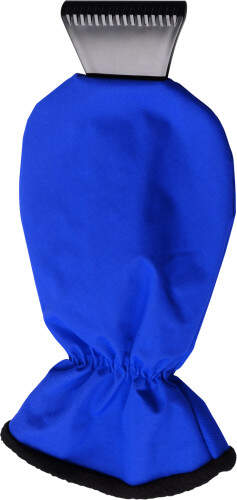 Zwarte ijskrabber met fleece gevoerde want zwart 2 kleuren tr 13921
