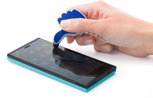 Sleutelhanger Like blauw onbedrukt 11364