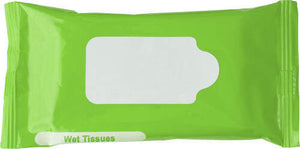 Vochtige doekjes, 10 stuks rood 1 kleur tp 13054