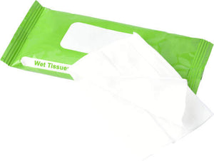 Vochtige doekjes, 10 stuks wit 1 kleur tp 13056