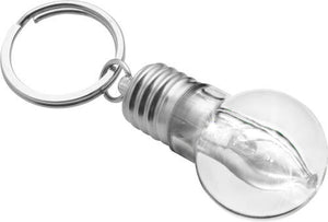 Sleutelhanger met lamp zilver 2 kleuren tp 11444