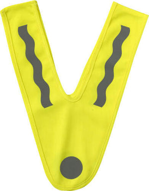Kinder reflecterend vest geel 2 kleuren tr 6380