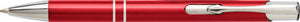 Aluminium balpen met hoogglans grijs 4 kleuren tp 600