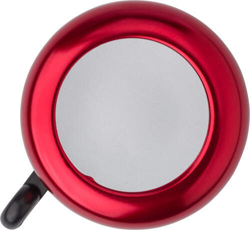 Aluminium fietsbel rood onbedrukt 623