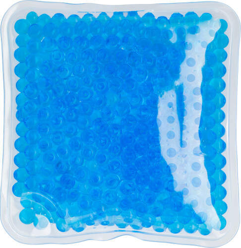 Vierkante PVC hot/cold pack oranje onbedrukt 12950