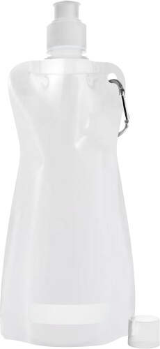 Opvouwbare waterfles oranje 2 kleuren tp 8769