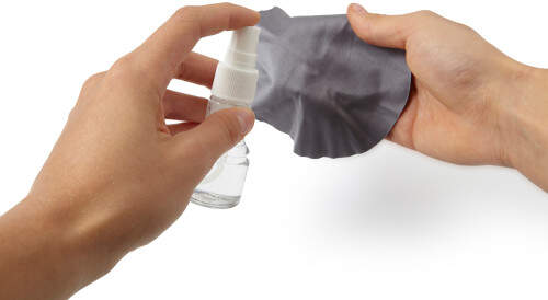 Lens en scherm reinigingsspray (30 ml) met doekje   sample