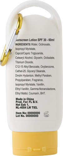 Zonnebrandcr&egrave;me (60 ml) SPF 30   sample