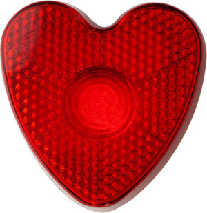 veiligheids lampje, model 'hart'. bedrukken