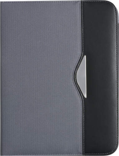 Documentenmap (A4) van nylon en bonded leather.   sample
