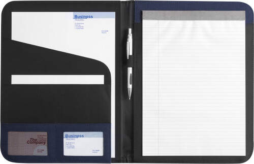 Documentenmap (A4) van nylon en bonded leather.   sample