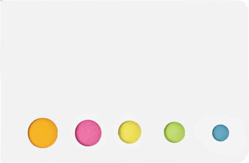 Memoboekje met 5 verschillende kleuren   sample