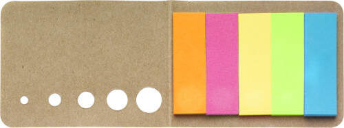 Memoboekje met 5 verschillende kleuren   sample