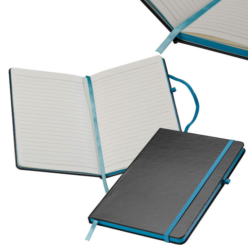 A5 notitieboekje Cuxhaven turquoise 1 kleur tp 365