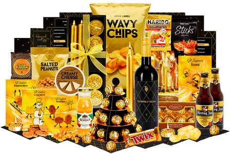 Kerstpakket Volume in goud Standaard  6322