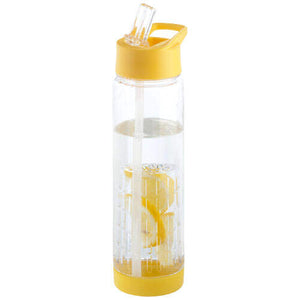 Tuttifrutti infuser drinkfles transparant 4 kleuren tp 12710