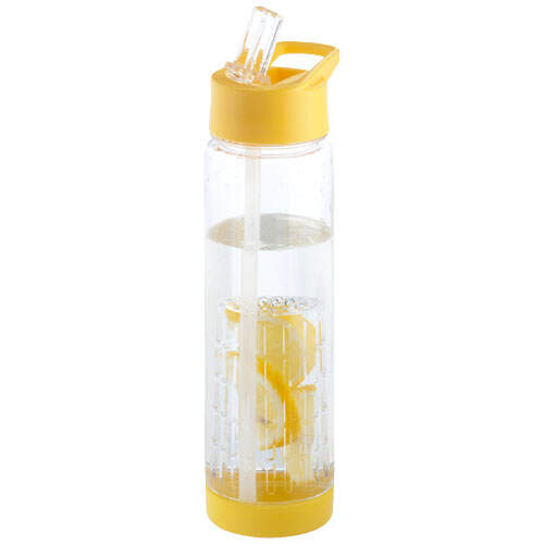 Tuttifrutti infuser drinkfles transparant 4 kleuren tp 12710