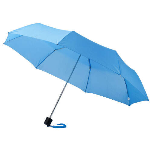 Ida 3 sectie opvouwbare paraplu donkerblauw 2 kleuren zd 5439