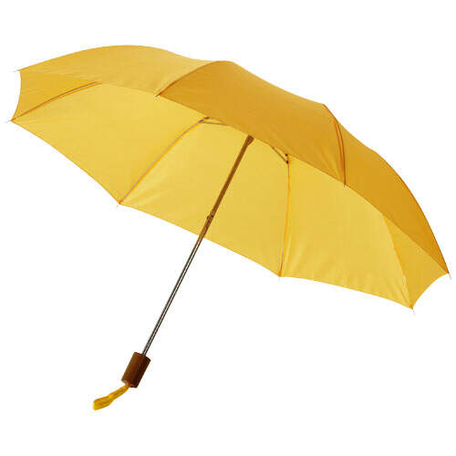 Oho 2 sectie opvouwbare paraplu oranje 3 kleuren tr 8560