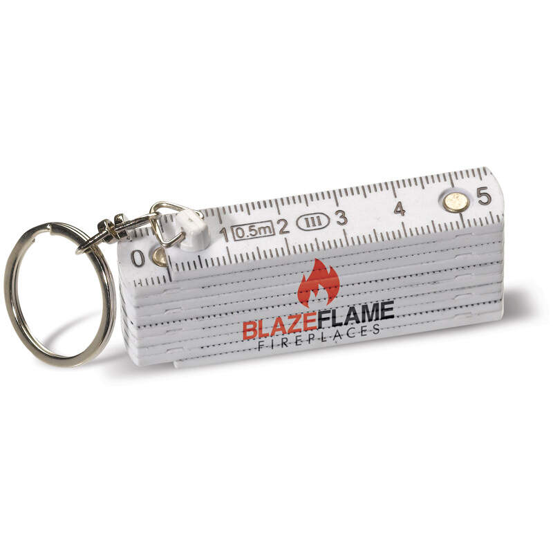 Sleutelhanger Mini Duimstok bedrukken