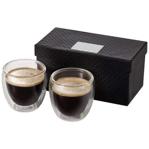 Boda 2 delige espressoset bedrukken
