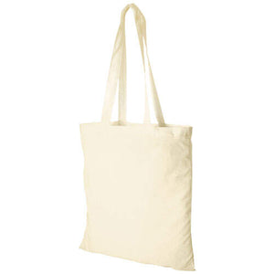 Carolina 100 g/m&sup2; katoenen draagtas naturel 2 kleuren zd 2169