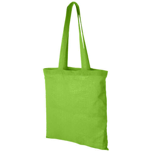 Carolina 100 g/m&sup2; katoenen draagtas naturel 2 kleuren tr 2168