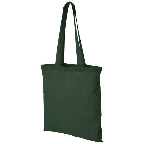 Carolina 100 g/m&sup2; katoenen draagtas zwart 1 kleur zd 2176