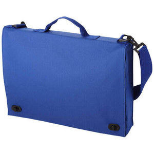 Santa Fee polyester conferentietas donkerblauw 1 kleur zd 10673