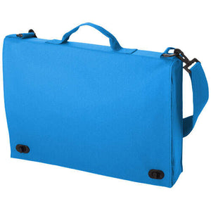 Santa Fee polyester conferentietas donkerblauw 1 kleur tr 10672
