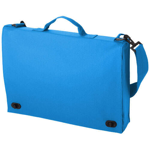 Santa Fee polyester conferentietas donkerblauw 1 kleur tr 10672