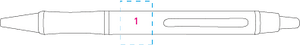 SICILIA balpen metaal 72u 11175