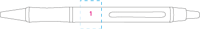 SICILIA balpen metaal 72u 11175