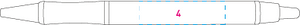 SICILIA balpen metaal 72u 11177