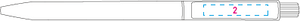 HALLIGEN balpen transparant 72u 4756