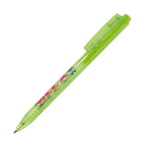 HALLIGEN balpen transparant 72u geel 1 kleur 4759