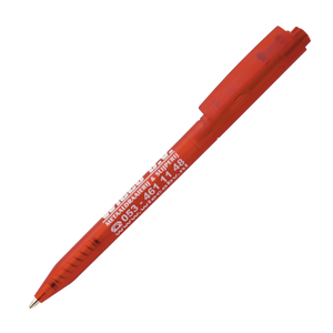 HALLIGEN balpen transparant 72u roze 1 kleur 4764