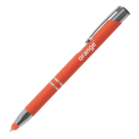 OBI TOUCH balpen soft oranje Graveren 8547